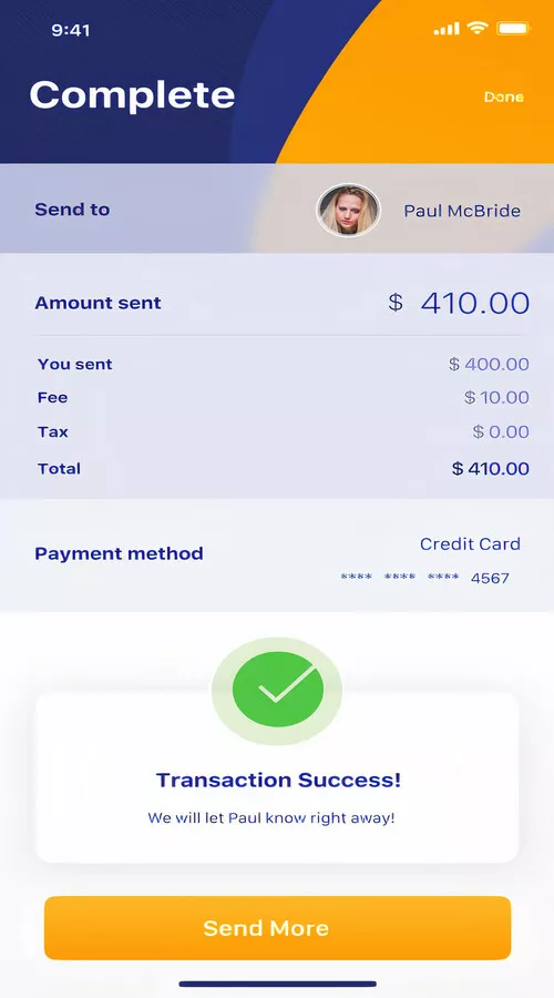 Mobile Digital Wallet App screenshot 3